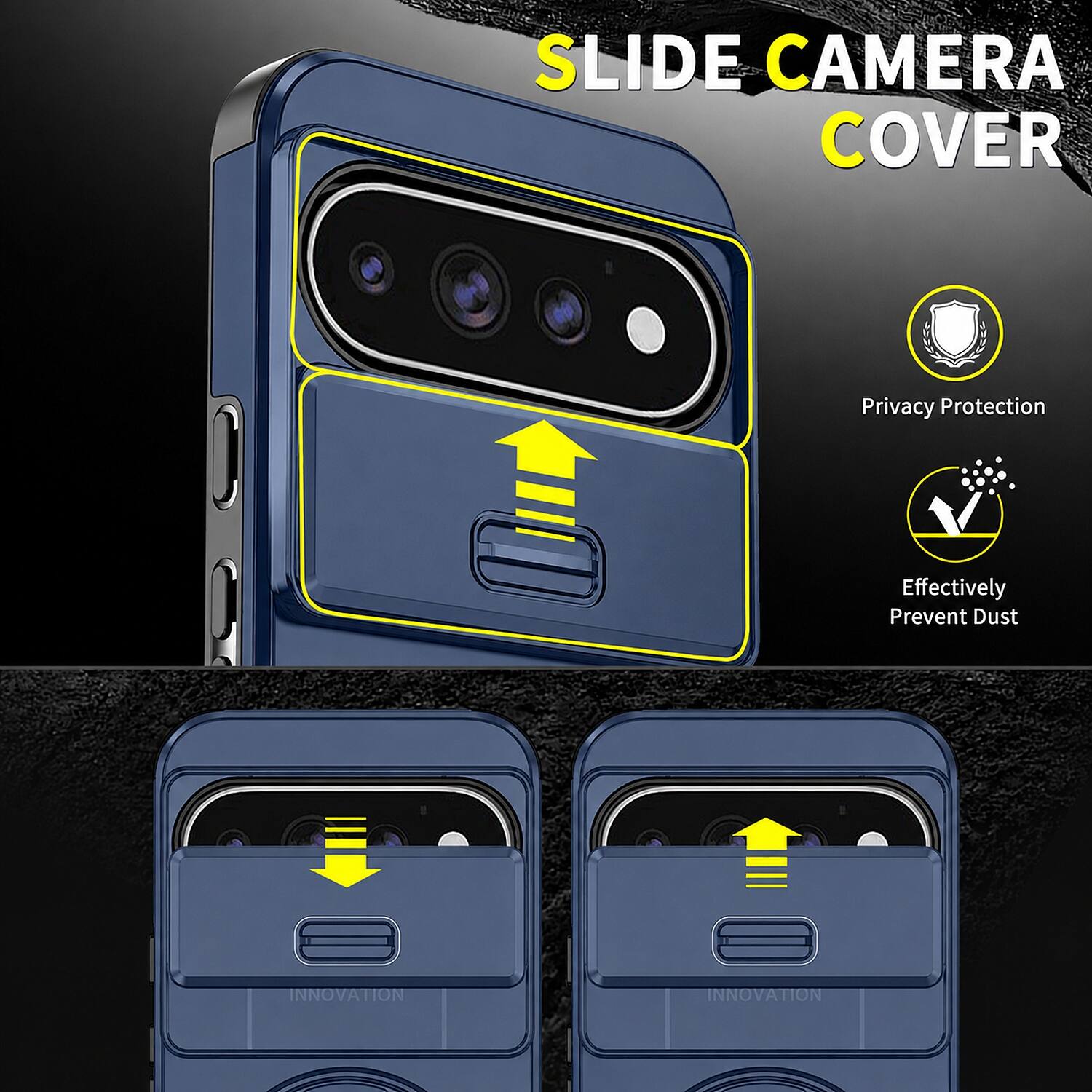 SLIDE CAMERA COVER

Privacy Protection
Effectively Prevent Dust

INNOVATION