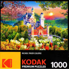 Cra-Z-Art - Neuschwanstein Medieval Castle Germany 1000 Piece Kodak Premium Jigsaw Puzzle - Multi-Color