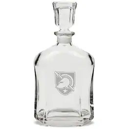 Jardine - Army Black Knights 23.75oz. Crystal Whiskey Decanter - Multicolor