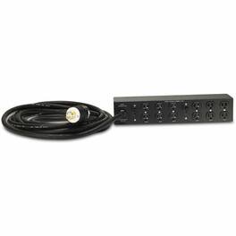 APC - NetShelter Basic Rack PDU Extender, 2U, 30A, 120V, 12 NEMA 5-20 outlet - Basic - NEMA L14-30P - 12 x NEMA 5-20R - Black Powder Coat