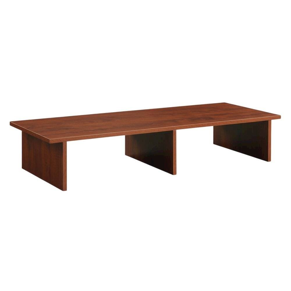 Front. FurniFact - Cherry TV/Monitor Riser for TVs Up to 43 Inches with Particle Board Finish - Brown.