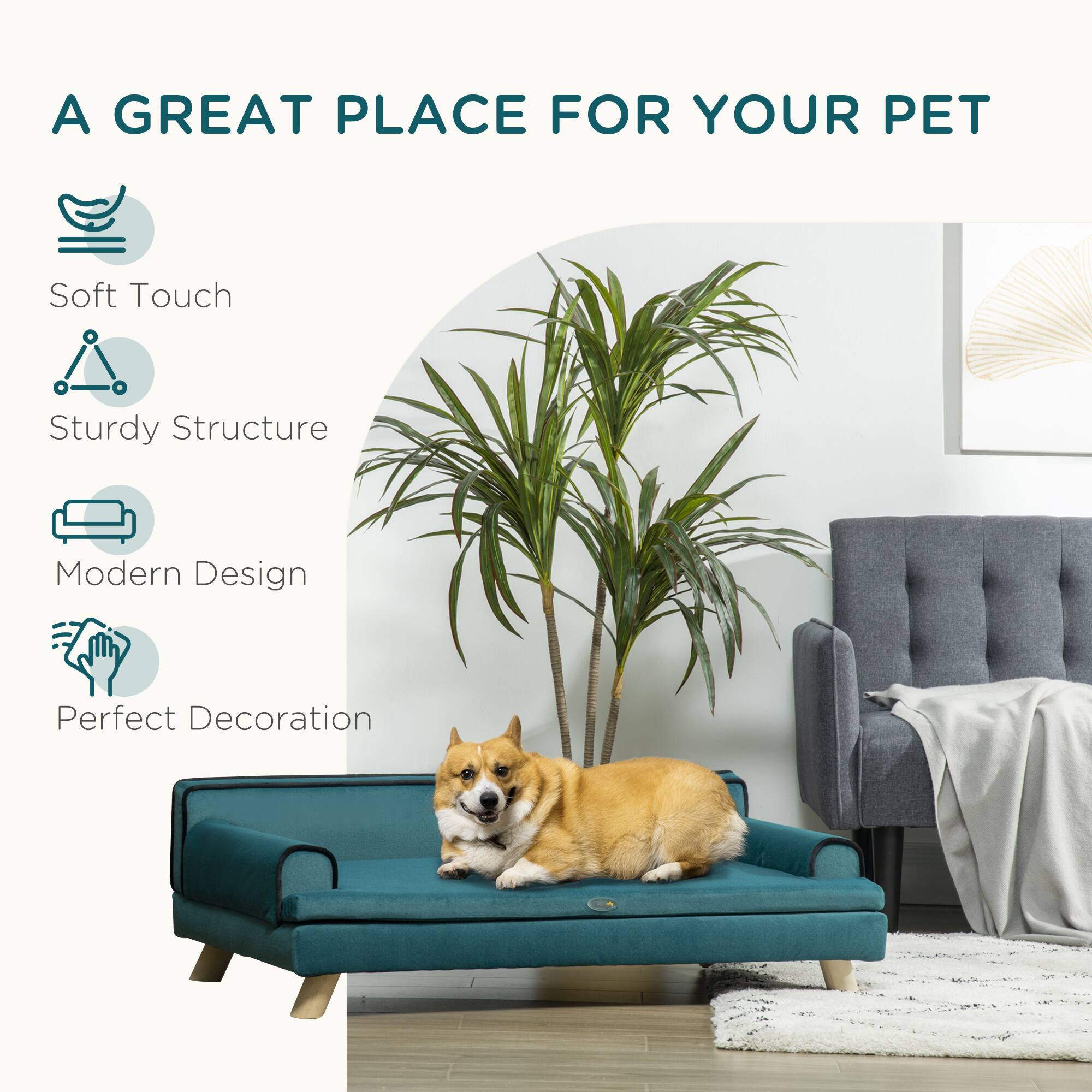 A GREAT PLACE FOR YOUR PET

- Soft Touch
- Sturdy Structure
- Modern Design
- Perfect Decoration