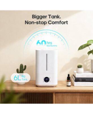 Bigger Tank. Non-stop Comfort  
60 hrs  
6L Big Tank