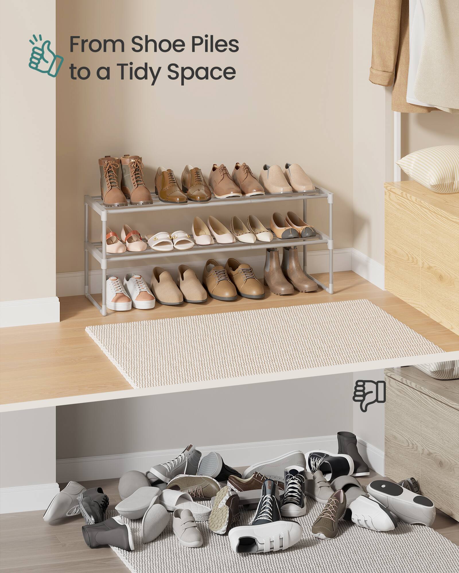 From Shoe Piles to a Tidy Space