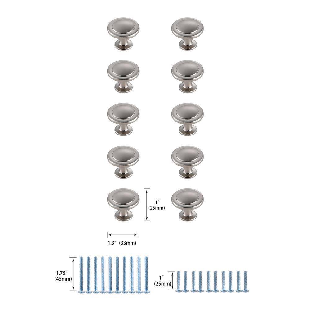 1" (25mm)  
1.3" (33mm)  
1.75" (45mm)  
1" (25mm)