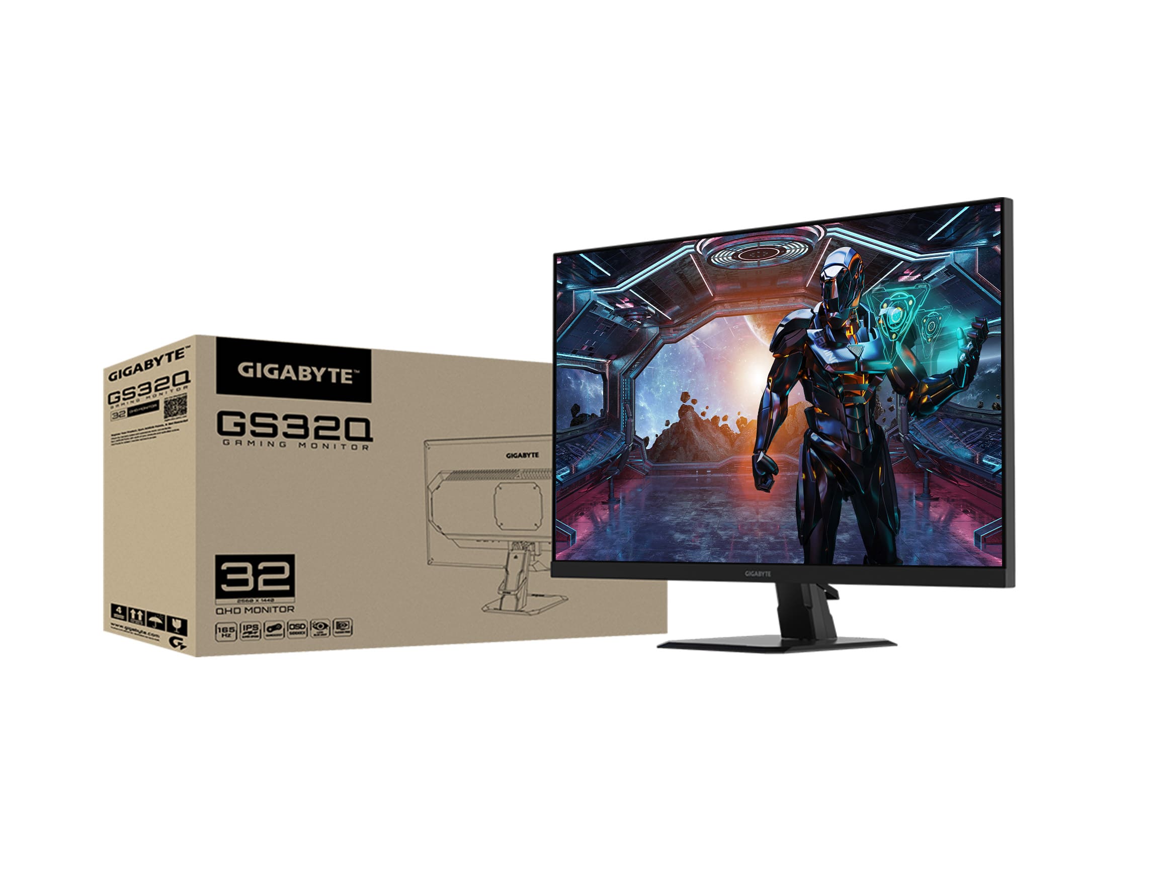 GIGABYTE M32Q (32型/WQHD/IPS/165Hz) M32Q Gaming Monitor Key Features | Monitor - GIGABYTE Global