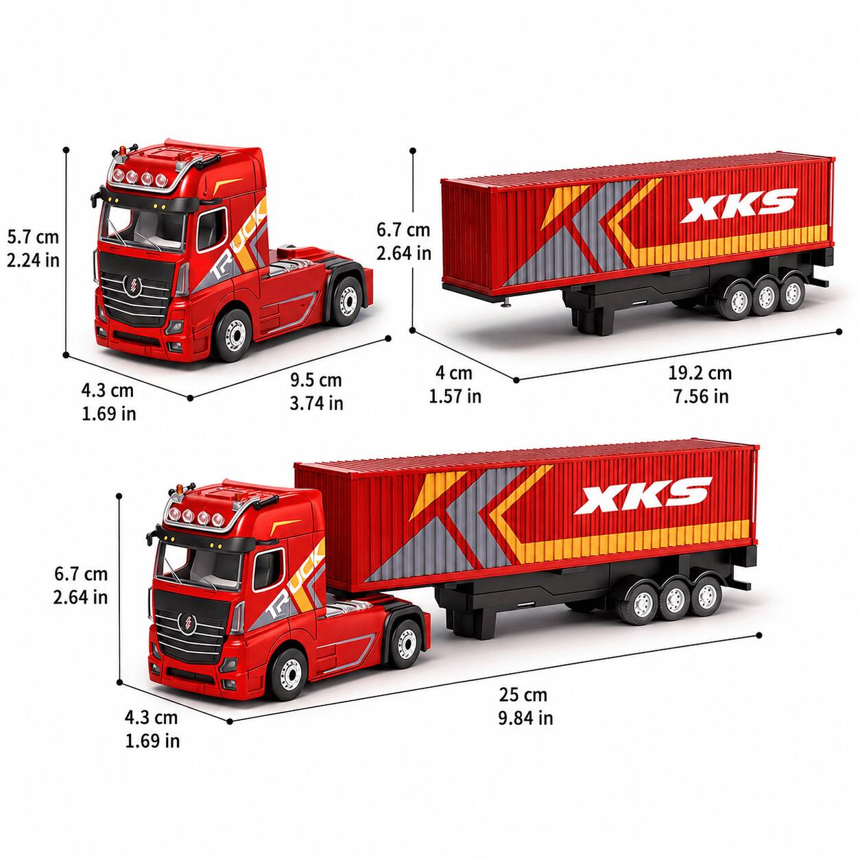 5.7 cm 2.24 in  
6.7 cm 2.64 in  
XKS  
4.3 cm 1.69 in  
9.5 cm 3.74 in  
4 cm 1.57 in  
19.2 cm 7.56 in  
XKS  
6.7 cm 2.64 in  
4.3 cm 1.69 in  
25 cm 9.84 in