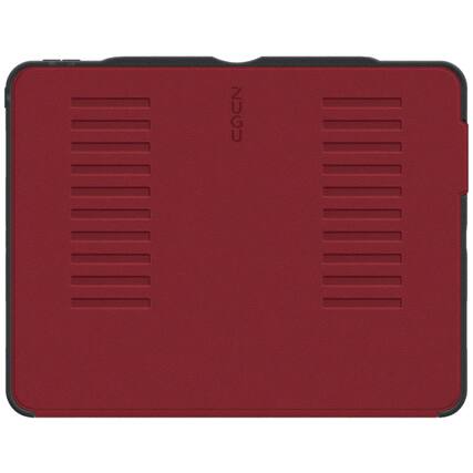 Front. ZUGU - Slim Protective Case for Apple iPad Pro 12.9 Case (5th/6th Generation, 2021/2022) - Red.