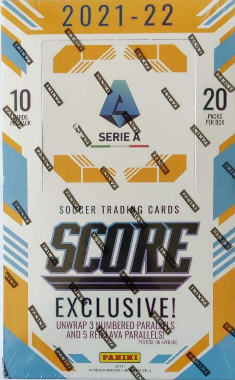 2021-22 Panini Score Serie A Soccer Retail 20-Pack Box