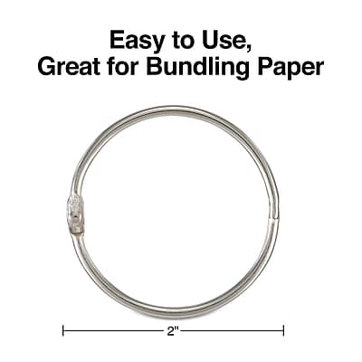 Easy to Use, Great for Bundling Paper  
2"