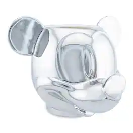 Silver Buffalo - Disney 100 Mickey Mouse 3D Sculpted Platinum Ceramic Mug | Holds 20 Ounces