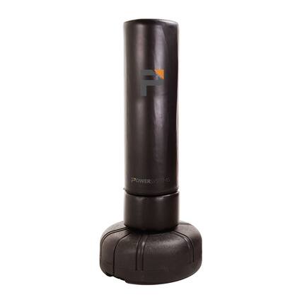 Front. Power Systems - PowerForce Freestanding Punching Bag for Adults - 77'' Adjustable Height Kicking Bag - Black.