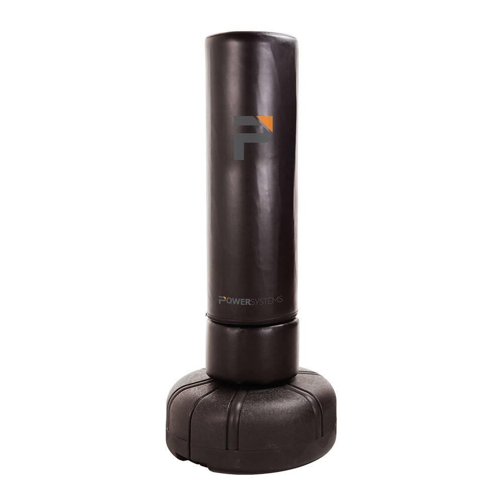 Power Systems - PowerForce Freestanding Punching Bag for Adults - 77'' Adjustable Height Kicking Bag - Black