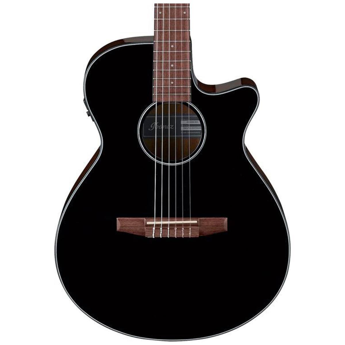 Alt View 1. Ibanez - Ibanez AEG50N Acoustic Electric Guitar, Walnut Fretboard, Black High Gloss.