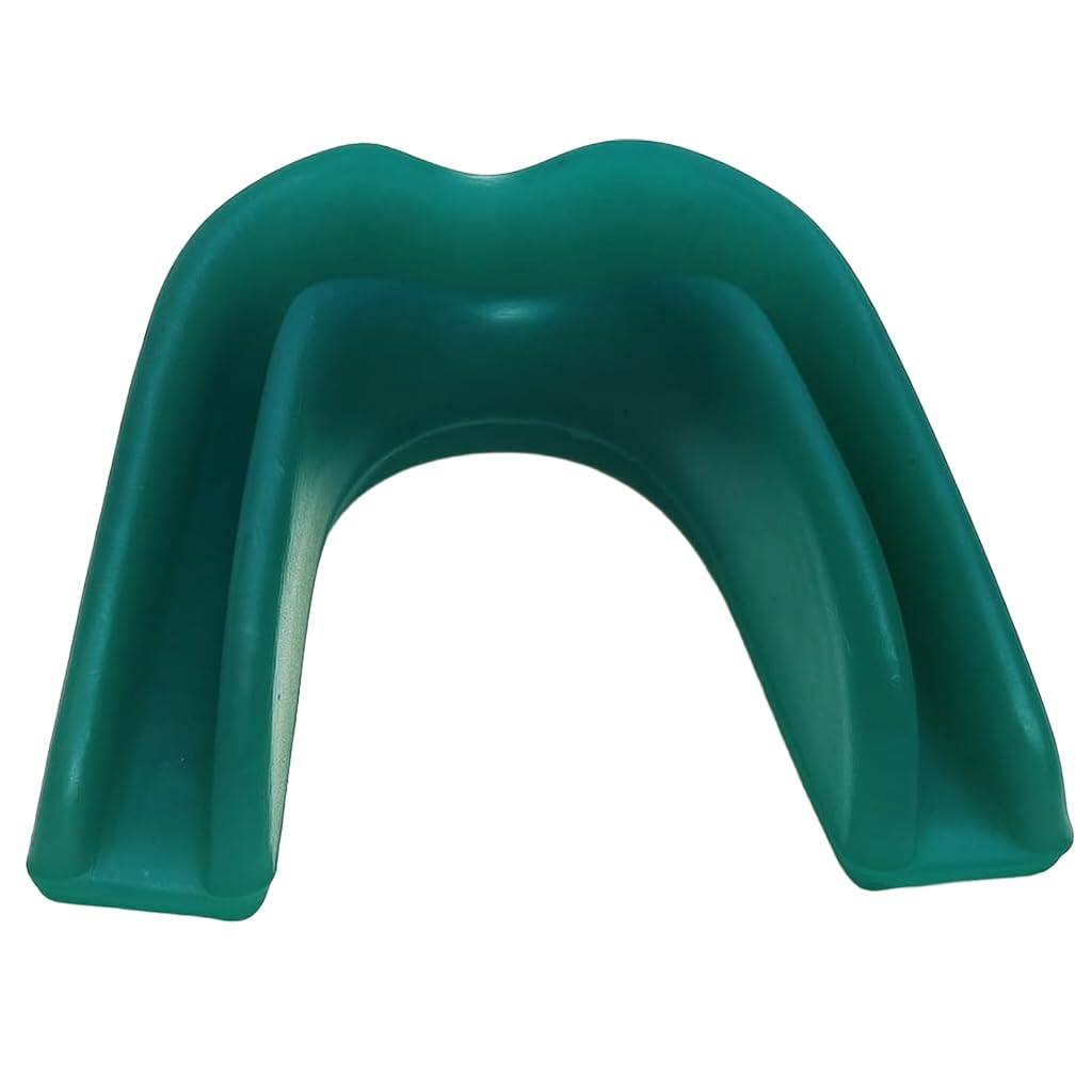 Alt View 3. Amber Sporting Goods - Breathable Boil & Bite MMA Mouth Guard for Boxing & Wrestling, Super Tough Combat Mouthpiece – Green - Green.