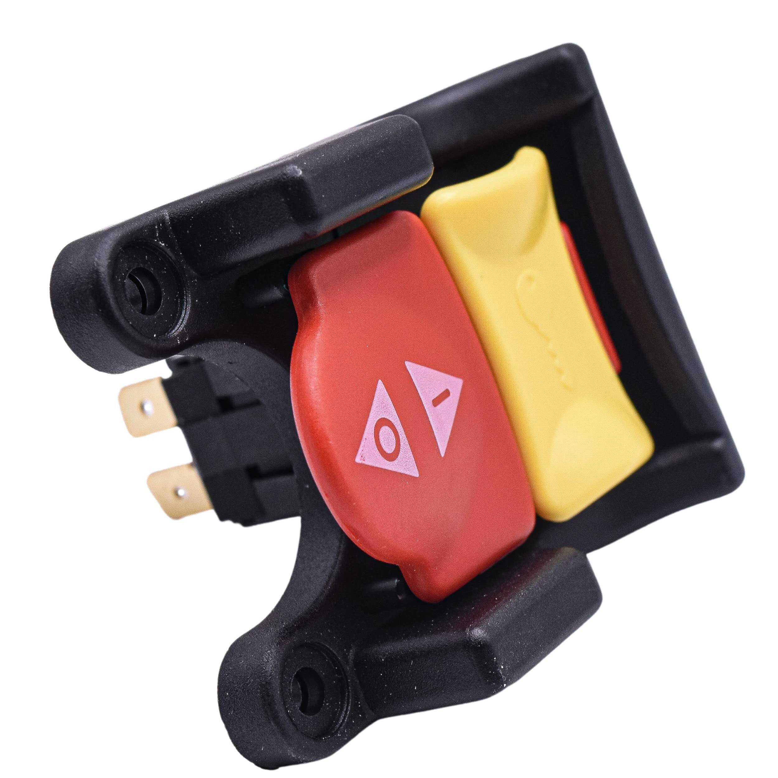 Alt View 1. HQRP - On-Off Table Saw Toggle Switch with Safety Key, UL Listed, 125/250 V 20 A, for Ryobi Craftsman Ridgid - black.