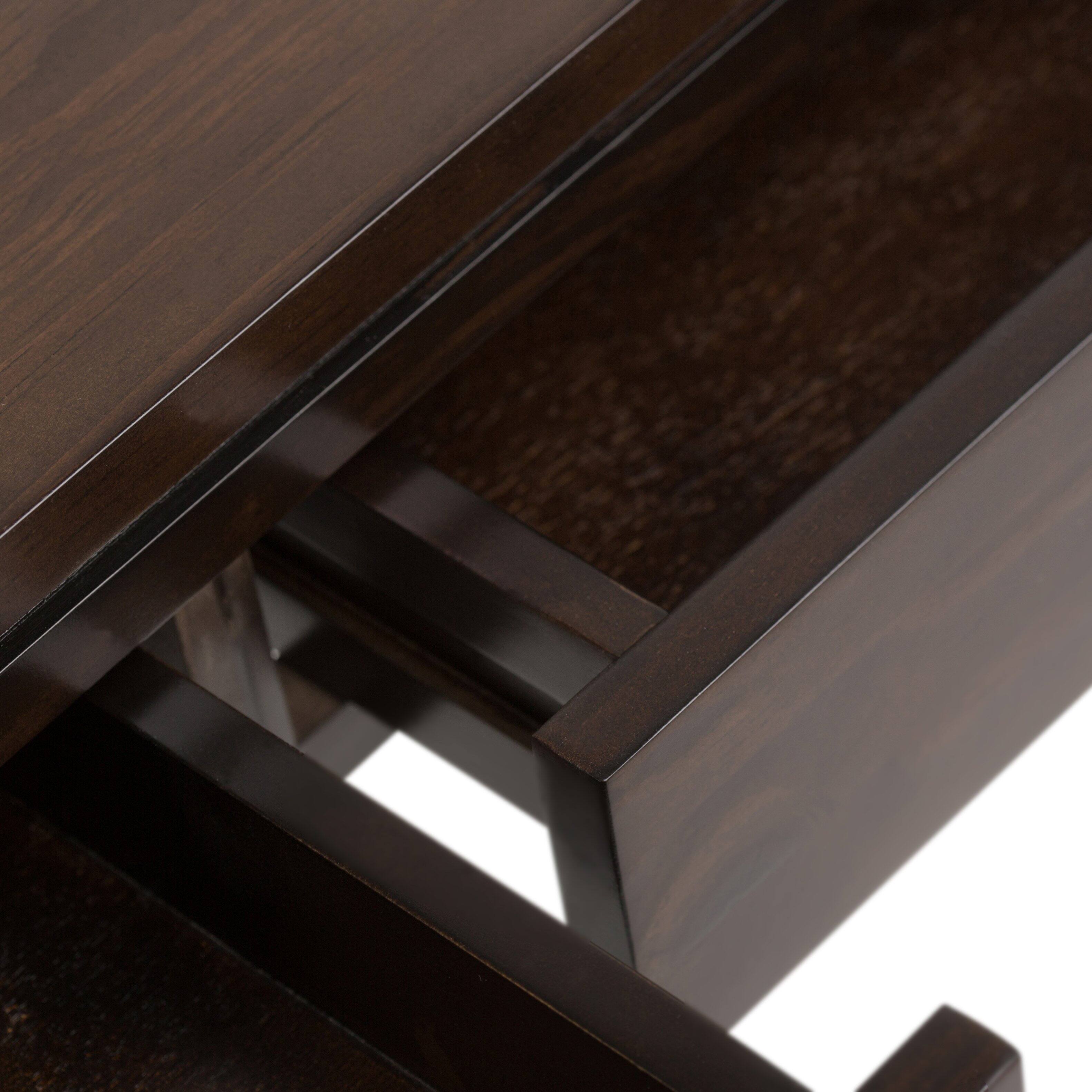 Alt View 14. Simpli Home - Cosmopolitan Coffee Table - Mahogany Brown.