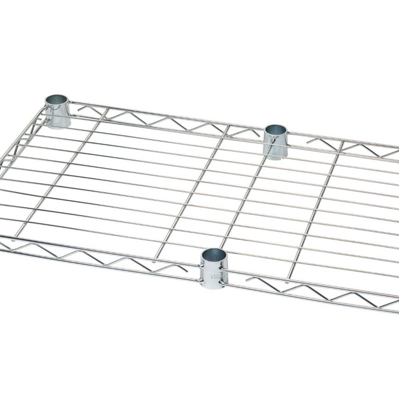 Alt View 18. TRINITY - EcoStorage Expandable Closet Organizer Chrome - Chrome.