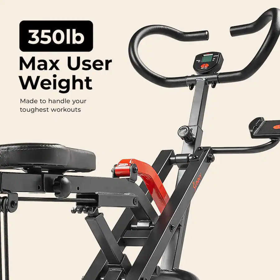 Machine Smart Track Sunny Health & Fitness SMART Row N Ride® Plus Assisted Squat Machine ...