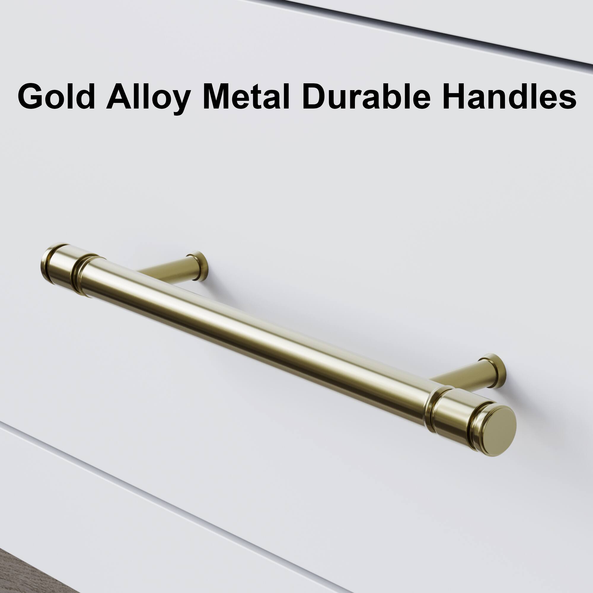 Gold Alloy Metal Durable Handles
