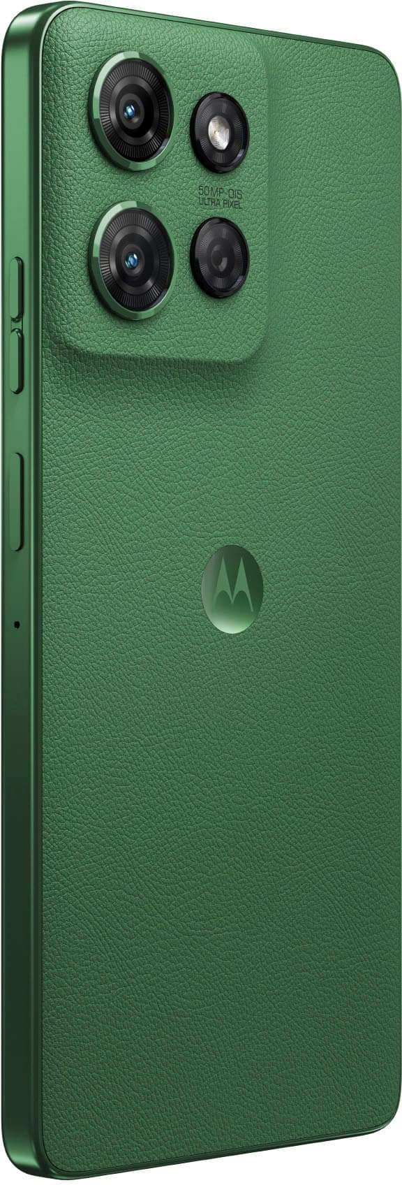 Alt View 3. Motorola - moto g power 2025 128GB (Unlocked) - Leaf Green.