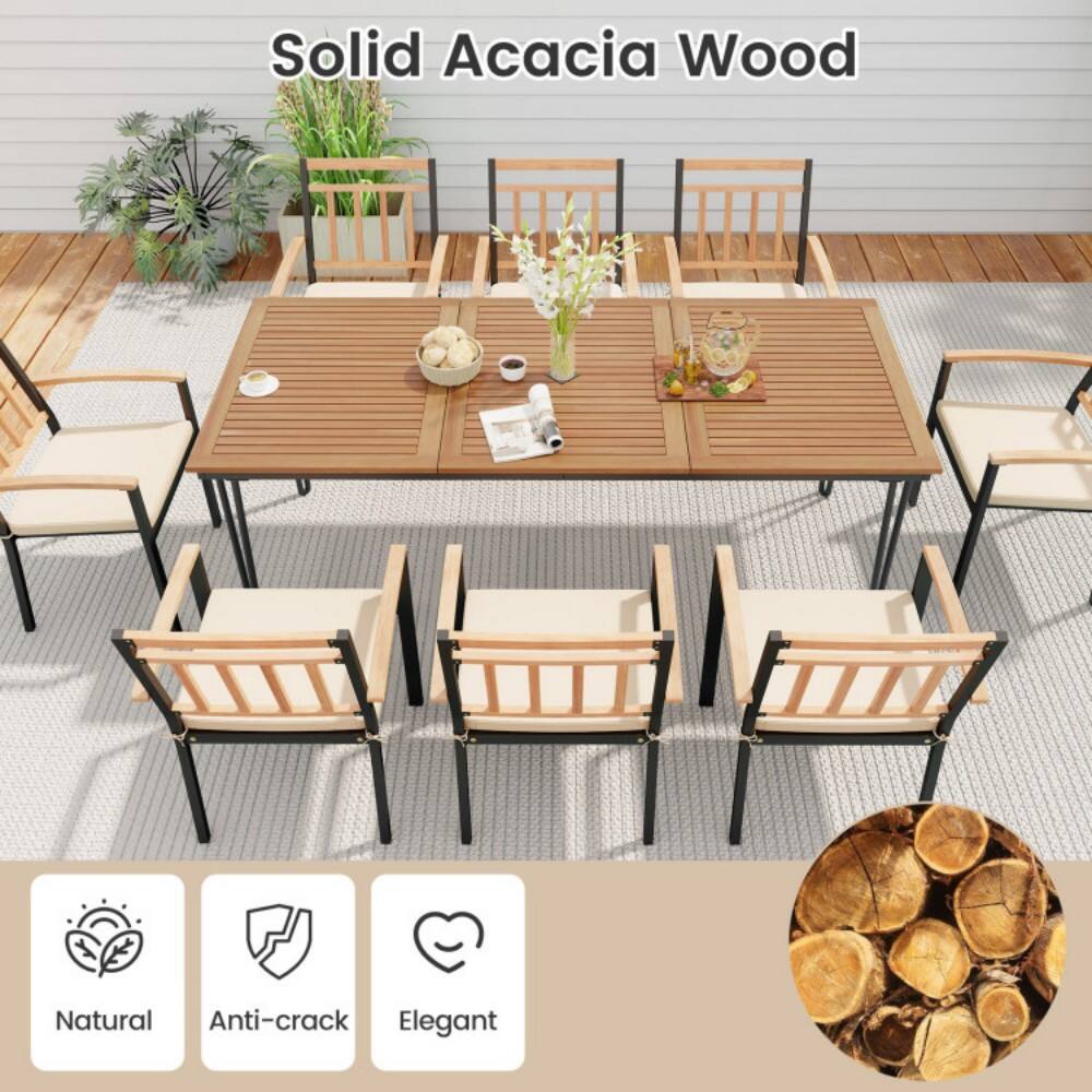 Solid Acacia Wood

Natural Anti-crack Elegant