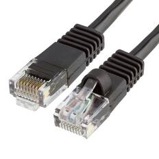 Front. Cmple.com - Cmple - Cat5e Ethernet Cable 10 ft, 350 MHz UTP Cat 5e Ethernet Patch Cord, 1Gbps Network Lan Cables, RJ45 - Black - Black.