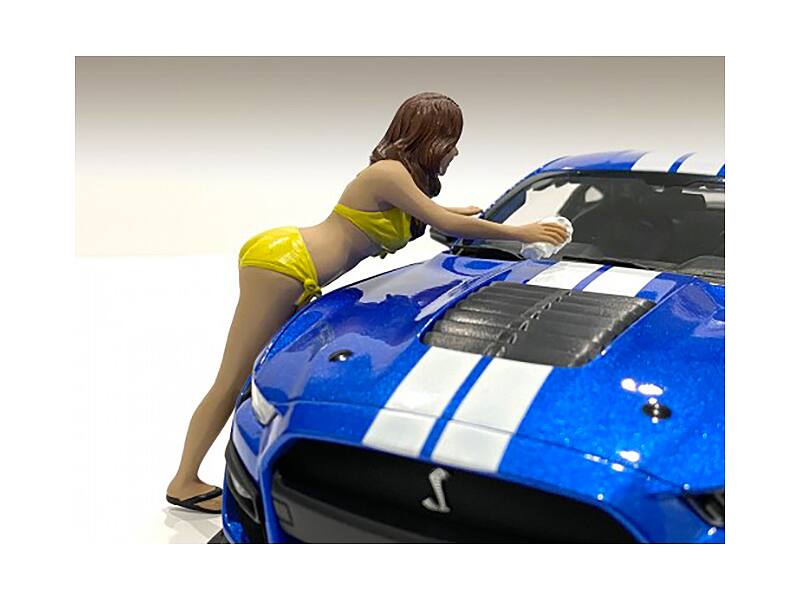 Alt View 1. American Diorama - Stephanie Bikini Car Wash Girl Figurine for 1/18 Scale Models by American Diorama.