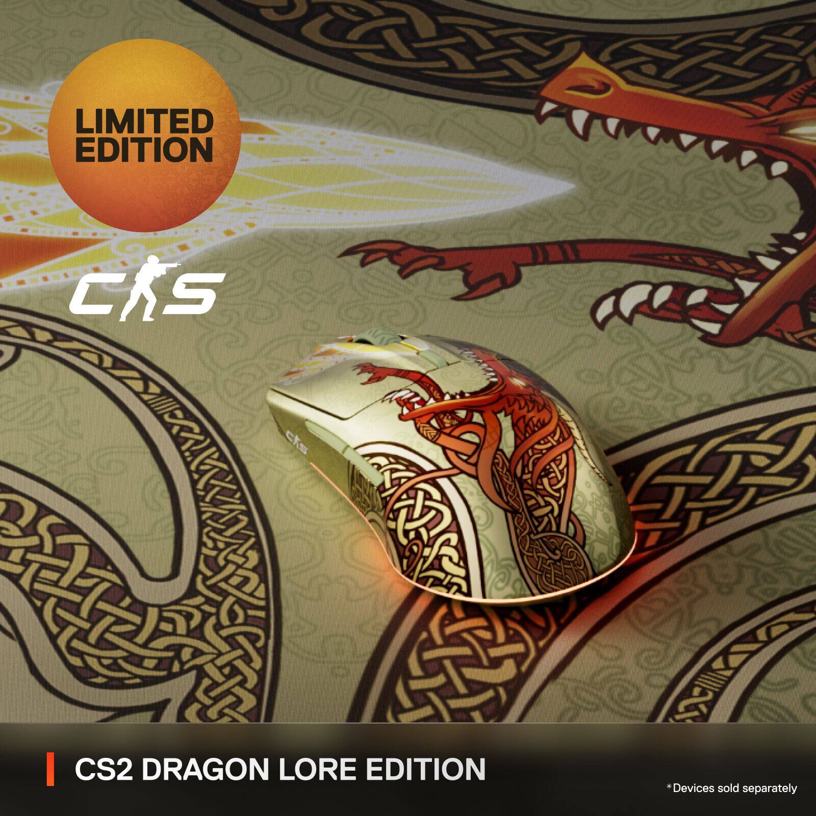 Limited Edition Corsair CS2 Dragon Lore Edition. Devices sold separately.