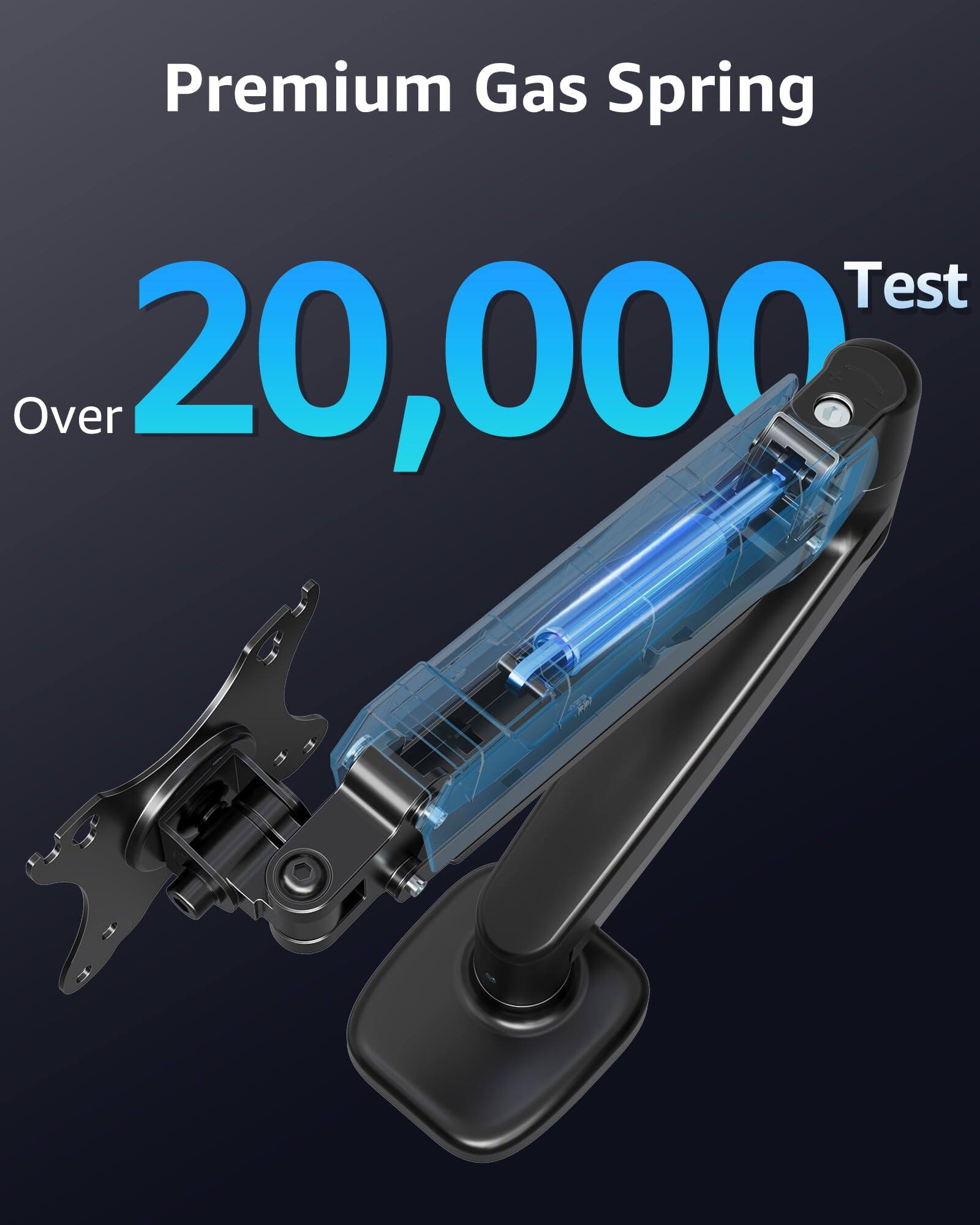 Premium Gas Spring  
Over 20,000 Test