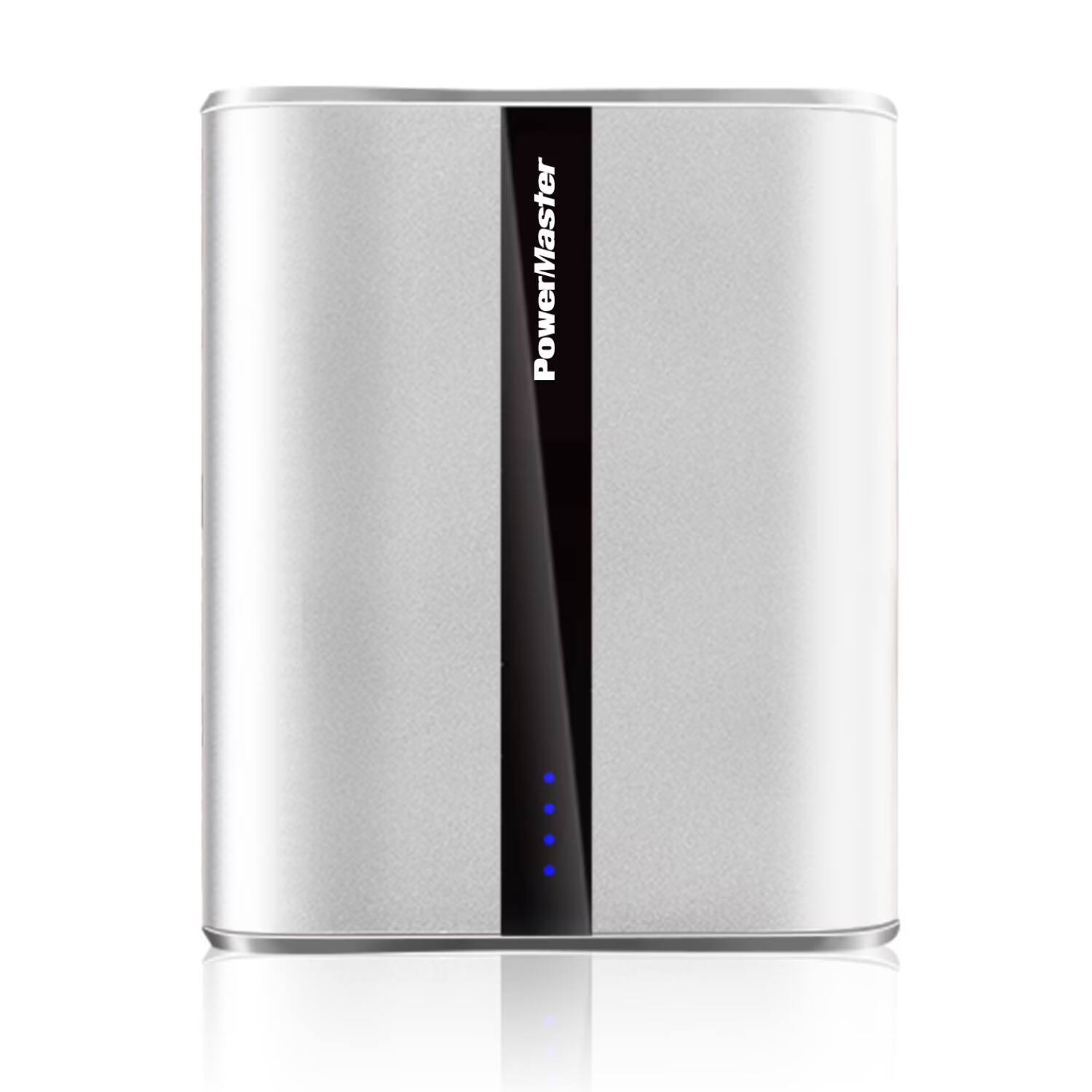 Angle. Home Collection - 12000mAh Portable Power Bank Charger Silver - Silver.