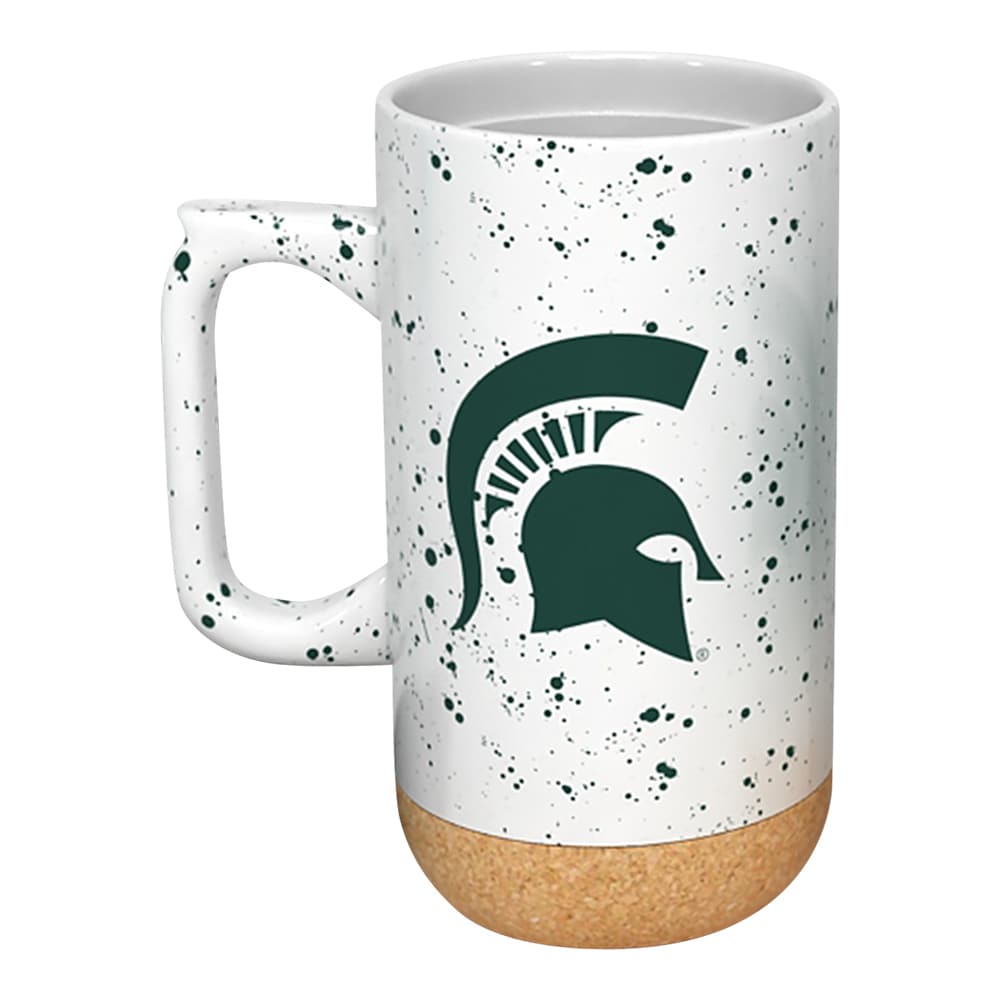 Alt View 1. Indigo Falls - Michigan State Spartans 18oz. Speckle Cork Mug - Multicolor.