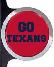 Alt View 2. PRORUN - Houston Texans Automotive License Plate Frame with Team Badges - Multi.