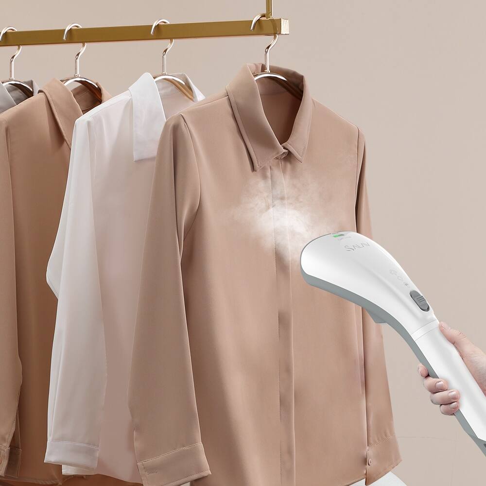 Back. SALAV - Dual Steam Setting Quicksteam Handheld Garment Steamer - GRAY.