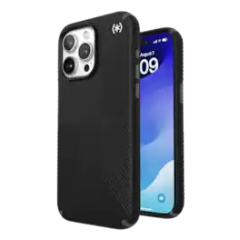 Speck - Refurbished Excellent - Presidio2 Grip with MagSafe Black Case - iPhone 15 Pro Max/ iphone 6.7 Pro (2023) - Black/Slate Grey/White