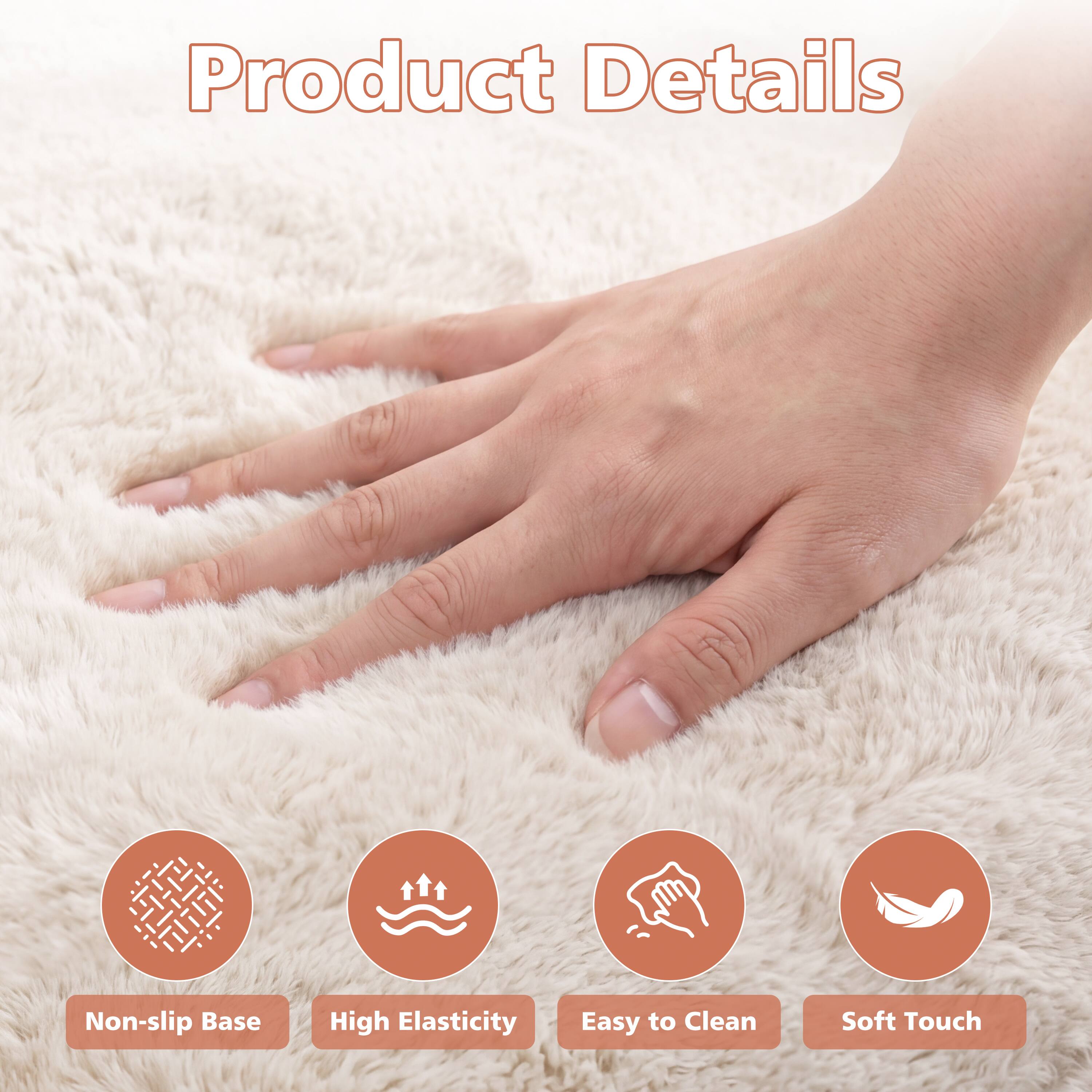 Product Details: Non-slip Base, High Elasticity, Easy to Clean, Soft Touch