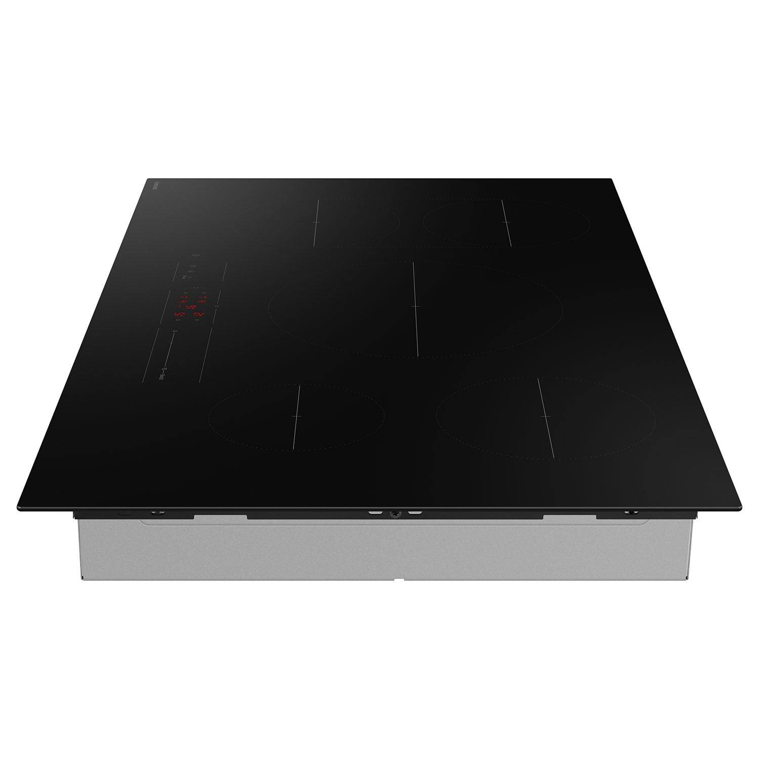 Alt View 17. Samsung - 36" Induction Cooktop with Anti-Scratch Matte Glass and Sync - Black.
