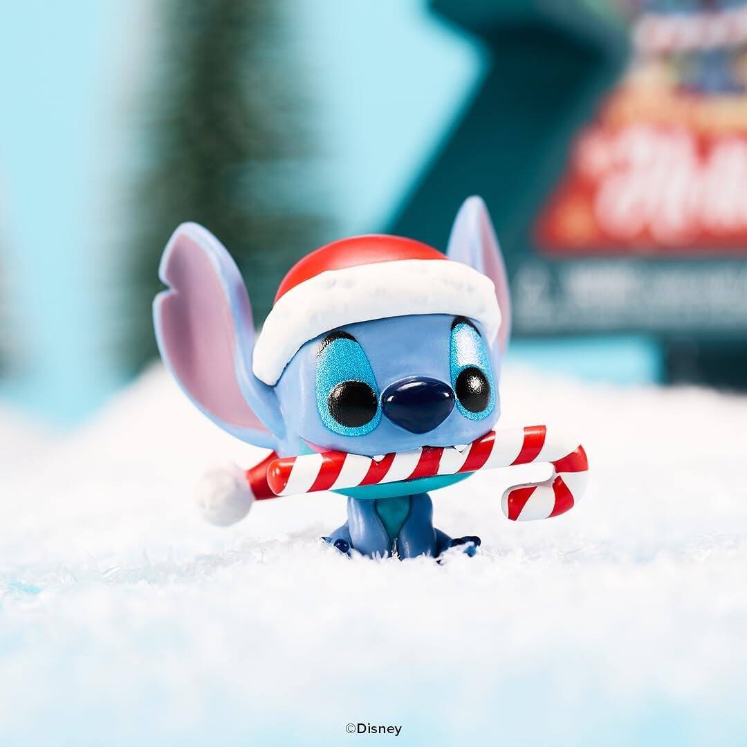 Alt View 3. Funko - Funko Pocket POP!: Stitch Holiday - 4-Pack, Tree box   - COLLECTIBLES - Multicolor.