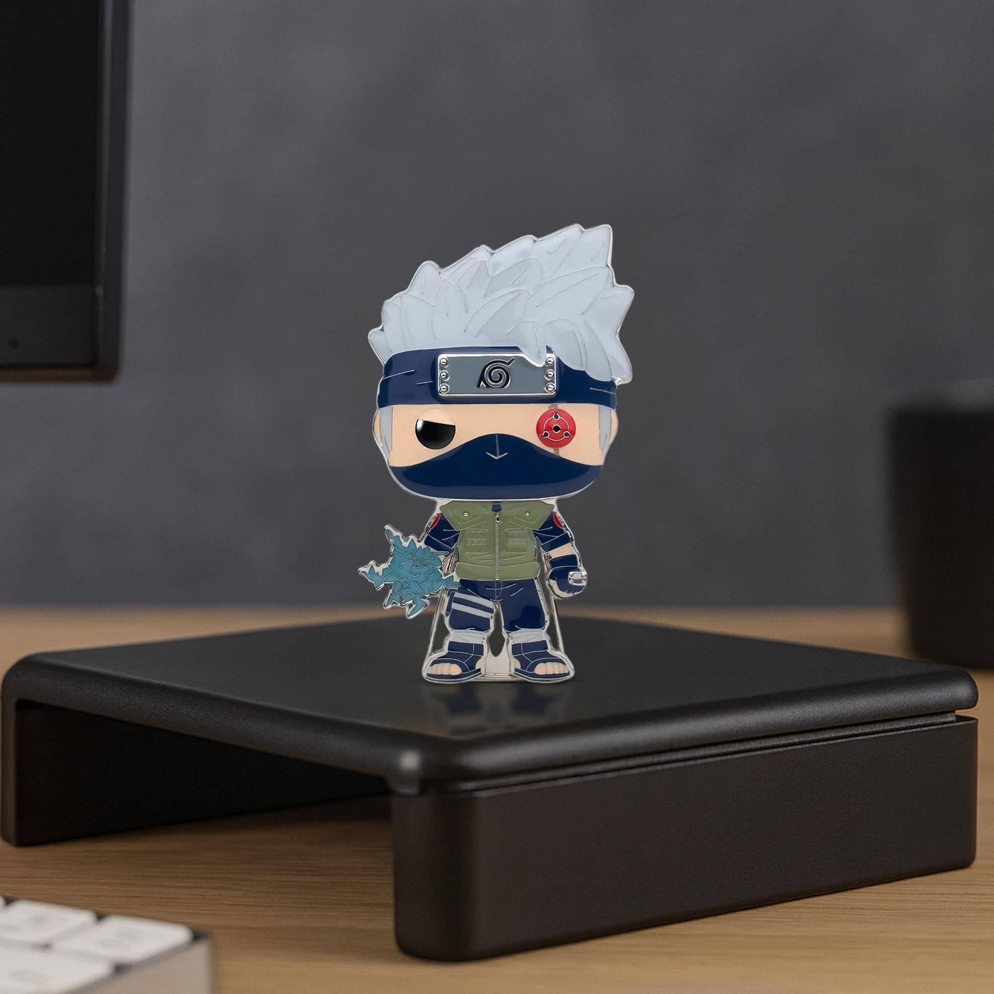 Alt View 2. Funko - Naruto 3 Inch Funko POP Pin | Kakashia - Blue.