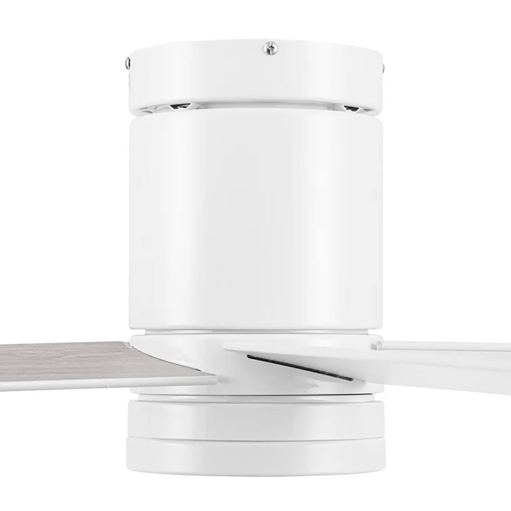 Alt View 8. Honeywell - Honeywell 52" Ceiling Fan LED Light Remote Control Indoor Airflow Fixture, White - White.