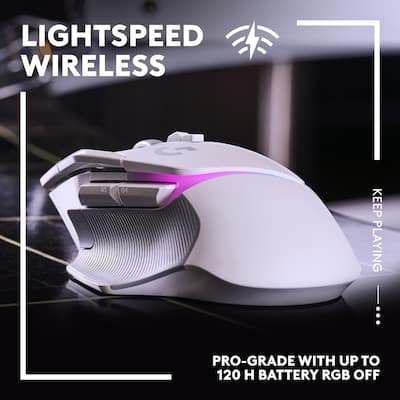 Logitech G502 X PLUS LIGHTSPEED Wireless Optical Gaming Mouse with Logitech G502 X PLUS LIGHTSPEED Wireless Optical Gaming Mouse with