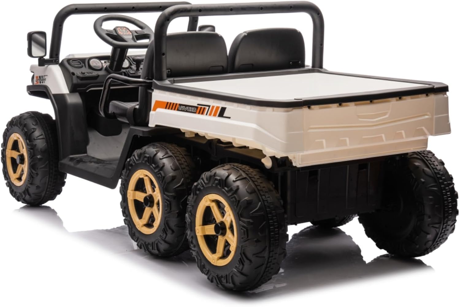 Alt View 2. GARVEE - 24V Kids 6-Wheel Electric Truck with Four 35W Motors & 2.4G Remote.