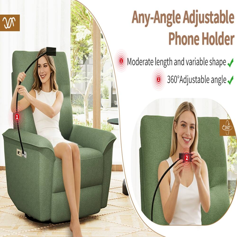 Any-Angle Adjustable Phone Holder

1. Moderate length and variable shape
2. 360° Adjustable angle
