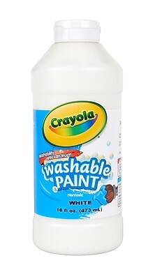 Crayola washable PAINT - you can trust! WHITE 16 fl oz (473 mL)