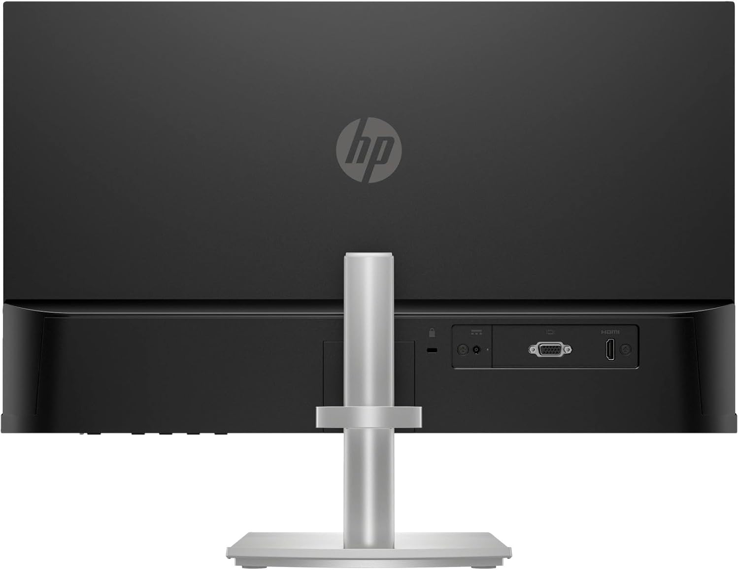 Alt View 1. HP - HP Series 5 24'' FHD IPS Monitor with 5ms Response Time, Anti-Glare, Flicker Free, HDMI & DKZ Hub, Black/Silver 2 Pack - Black/Silver.