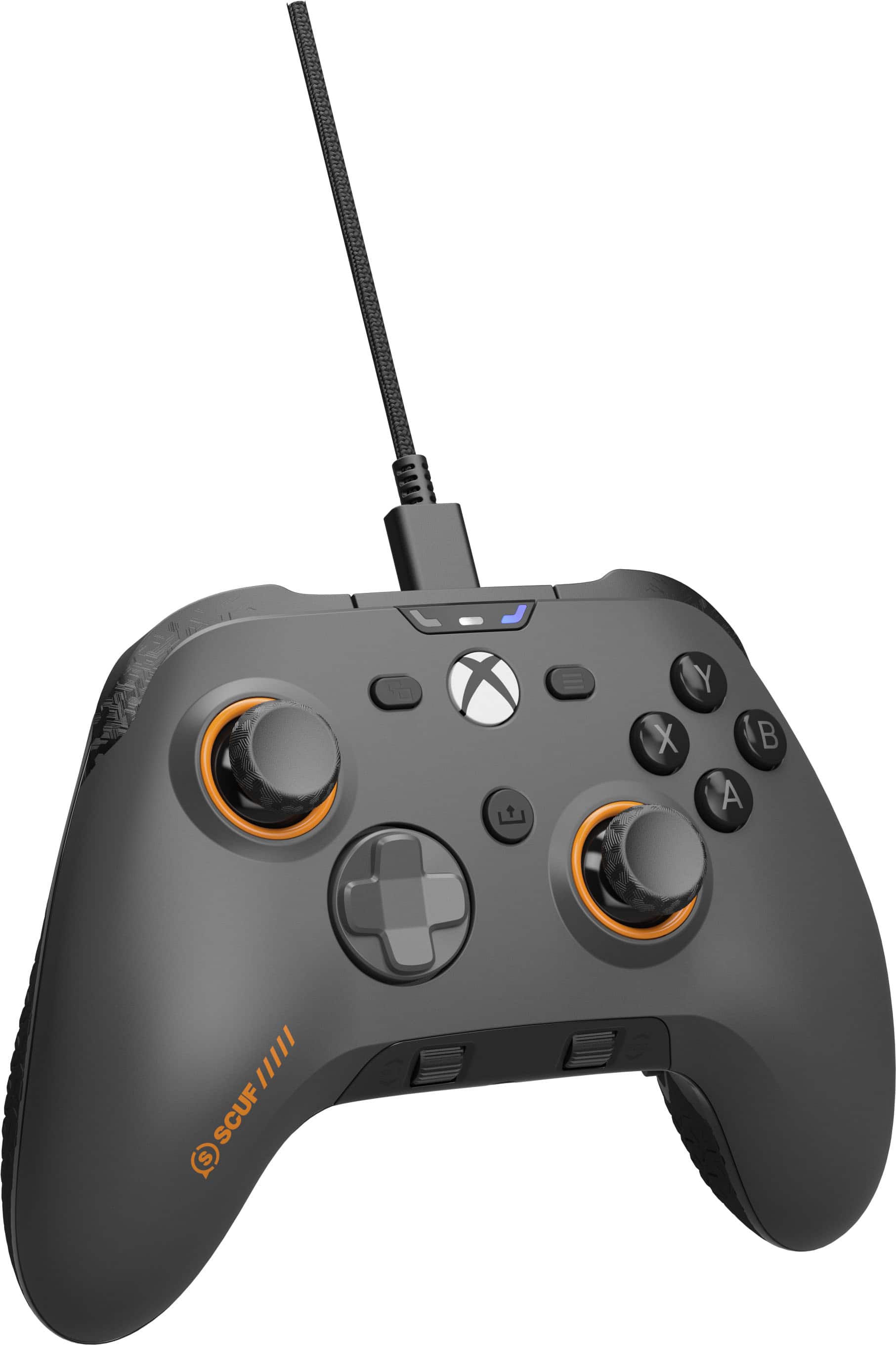 The text on the image reads "SCUF XBOX ONE WIRELESS CONTROLLER."