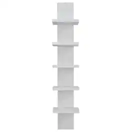 Danya B - Utility Column Spine Wall Shelves - White