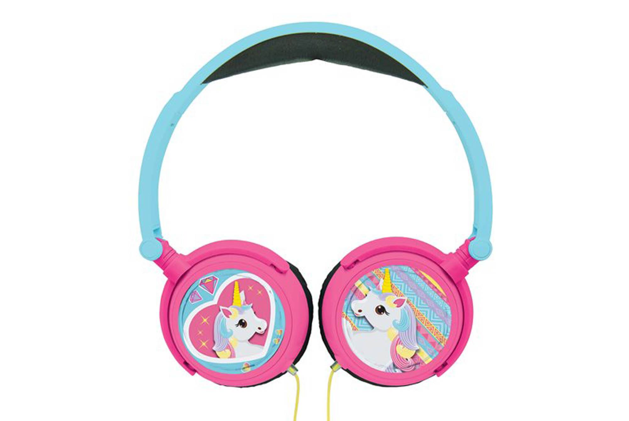 Alt View 3. Lexibook - Unicorn Stereo Wired Foldable Headphone with Safe Volume Limitation.