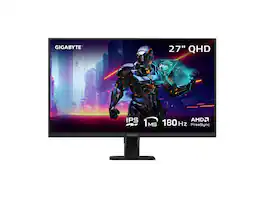 GIGABYTE - GS27QA - 27" IPS Gaming Monitor - QHD 2560x1440 - 180Hz - 1ms MPRT - AMD FreeSync - HDMI, DP - Black