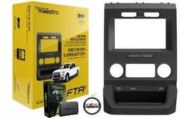 Maestro - iDatalink KIT-FTR1 Factory System Adapter + ADS-MRR Interface Module Factory System Adapter fits selecte Fords - Black